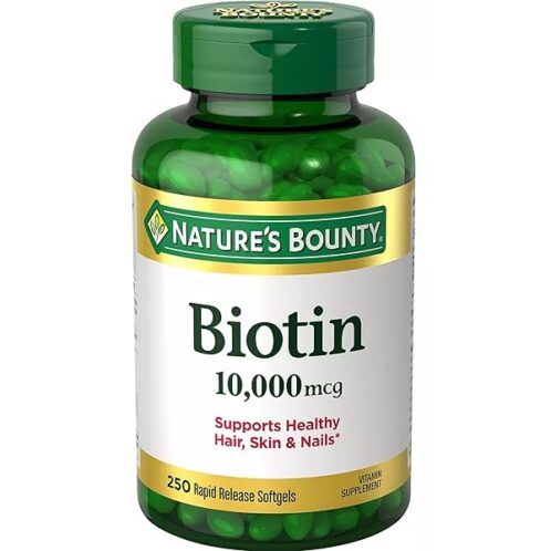 Biotina 10,000mcg, Nature´s Bounty, 250 Cápsulas Blandas