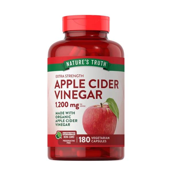 Vinagre de Sidra de Manzana 1200mg, Nature's Truth, 180 Cápsulas