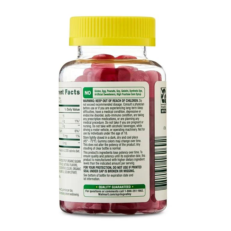 Melatonina 5mg, Spring Valley, 60 Gomitas - Imagen 2