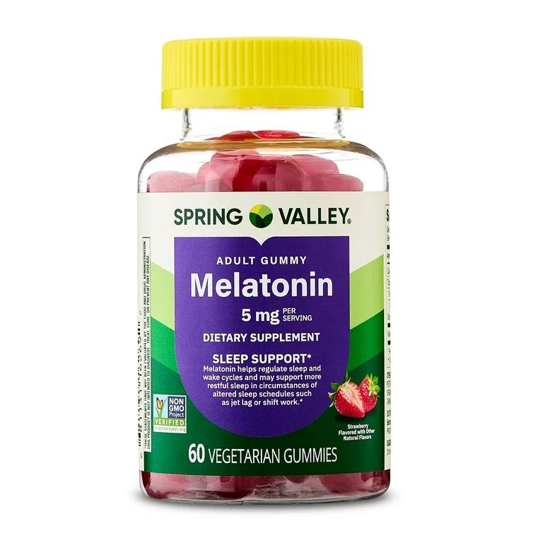 Melatonina 5mg, Spring Valley, 60 Gomitas