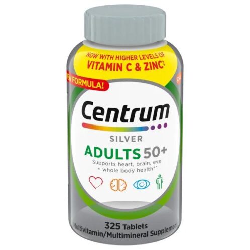 Centrum Silver Adultos 50+ Multivitamínico, 325 Tabletas