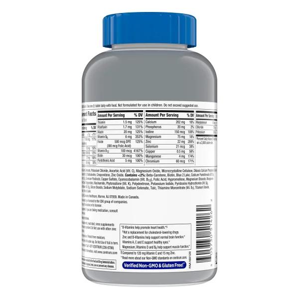 Centrum Silver Hombres 50+ Multivitamínico, 275 Tabletas - Imagen 3