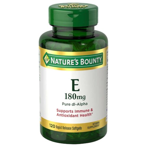 Vitamina E 180mg, Nature`s Bounty, 120 Cápsulas blandas