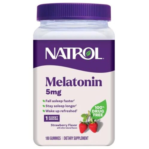 Melatonina 5mg, Natrol, 180 Gomitas
