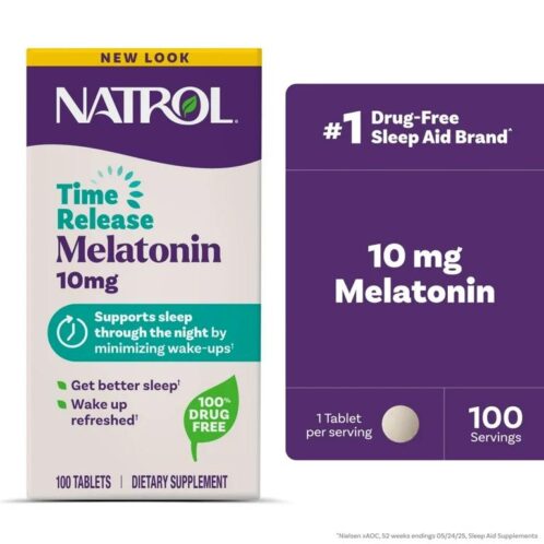 Melatonina 10mg, Natrol 100 Tabletas