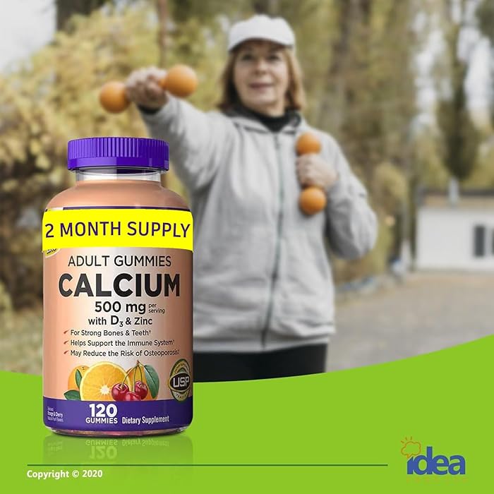 Calcio 500Mg, Kirkland, 120 Gomitas - Imagen 3