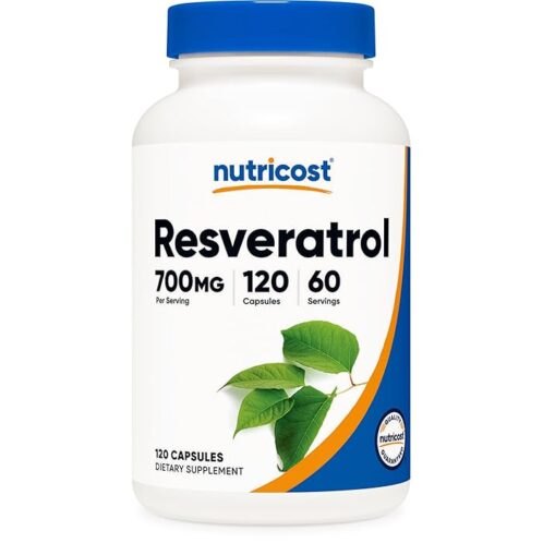 Resveratrol 700mg, Nutricost, 120 Cápsulas