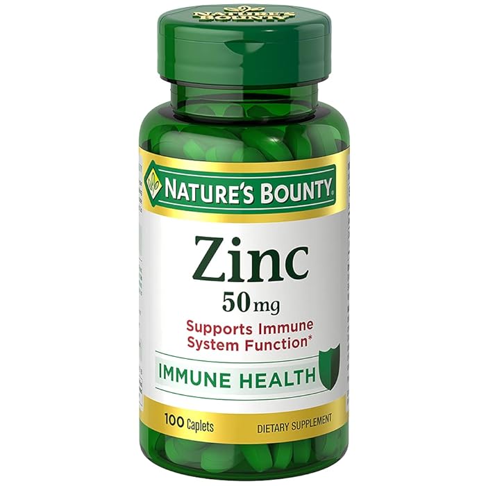 Zinc, 50mg, Nature`s Bounty, 100 Tabletas