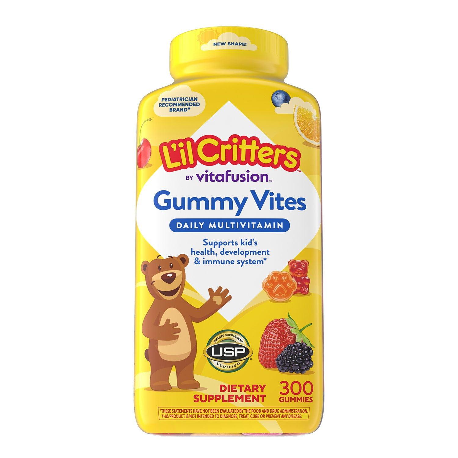 Multivitamínico para Niños en Gomitas, L'il Critters Gummy Vites, 300 Gomitas
