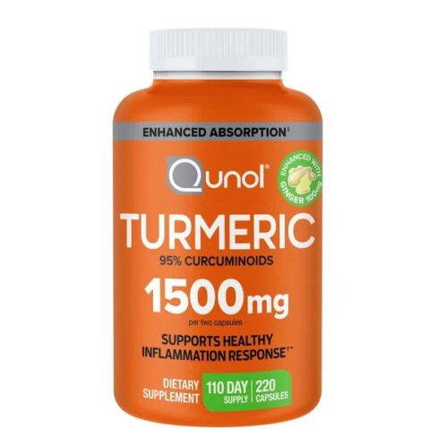 Turmeric 1,500 mg, Qunol, 220 Cápsulas