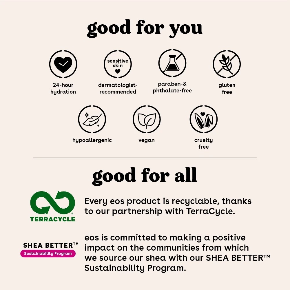 Loción Corporal Fresca y Acogedora, eos Shea Better, 16 fl oz - Imagen 2