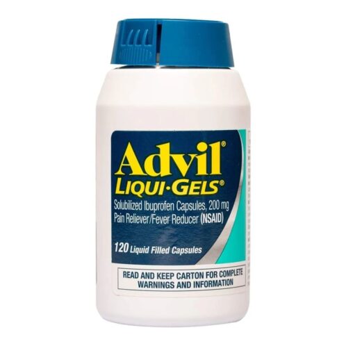 Advil Liqui-Gels Ibuprofeno 200 Mg, 120 Cápsulas