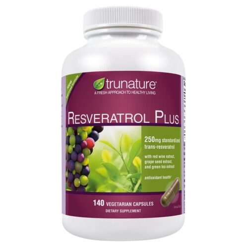 Resveratrol Plus, trunature, 140 Cápsulas