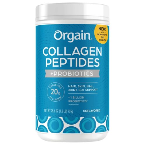 Peptidos de Colageno + Probioticos, Orgain, 1,6Lb