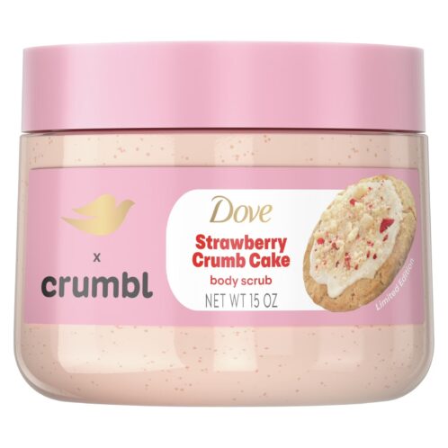 Dove Crumel Exfoliante Corporal Strawberry Cookie, 15 oz