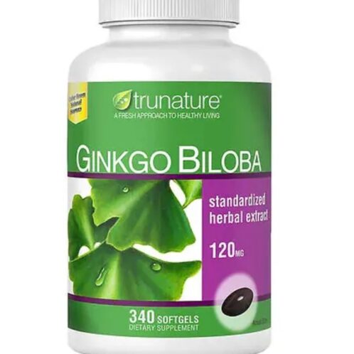 Ginkgo Biloba 120 mg Trunature 340 Cápsulas