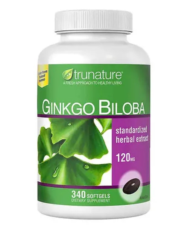 Ginkgo Biloba 120 mg Trunature 340 Cápsulas