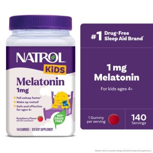 Melatonina en Gomas para Niños, 1 Mg, Natrol Kids, 140 Gomitas