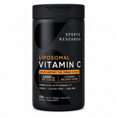 Vitamina C Liposomal 1000 mg Sports Research x 180 Cápsulas