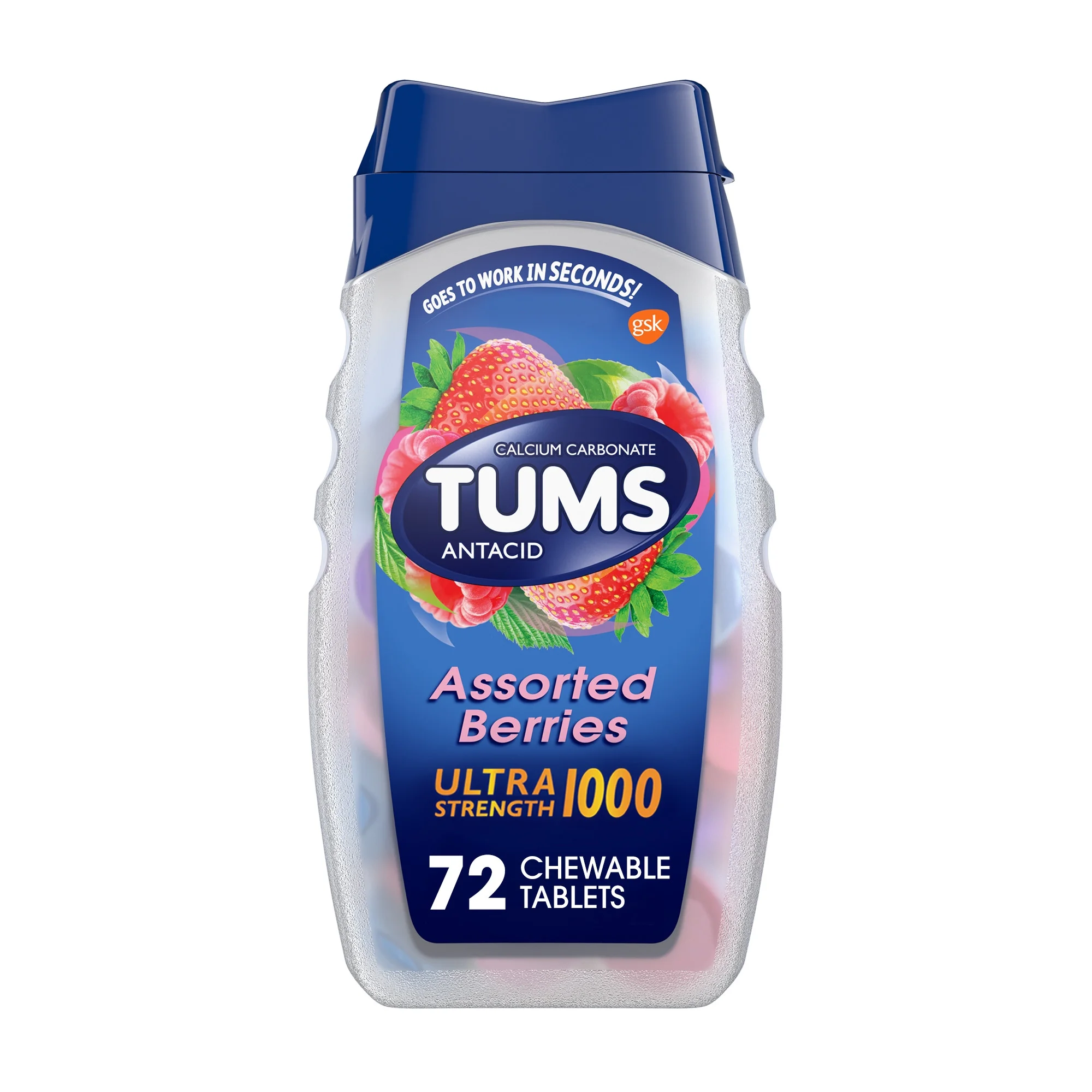 Tums Tabletas Antiácidas Masticables Extrafuertes, 72 Unidades