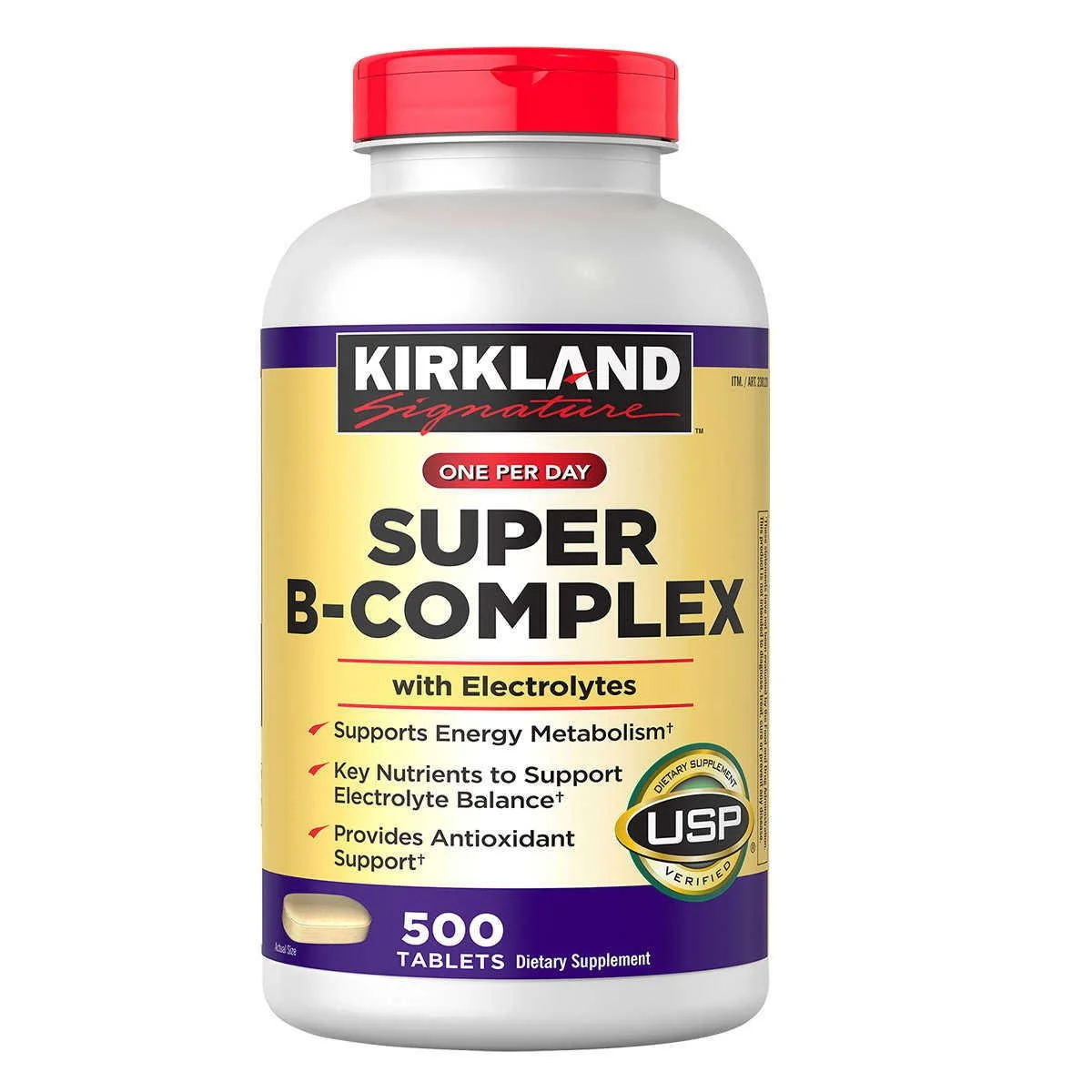 Super B-Complex, Kirkland, 500 Tabletas