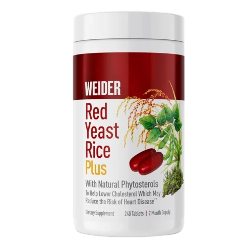 Arroz de Levadura Roja 1200mg, Weider, 240 Tabletas