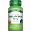 Melatonina 12 mg, Sabor a Bayas Naturales, Nature's Truth, 120 Tabletas