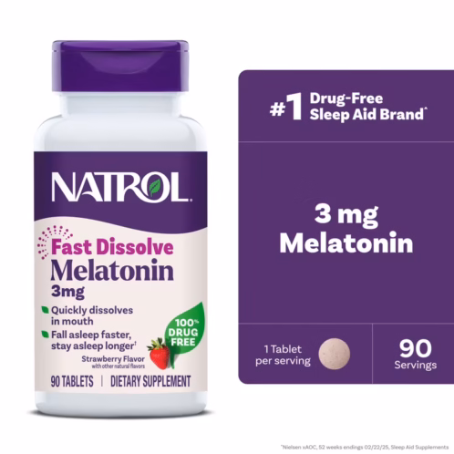 Melatonina 3Mg, Natrol, 90 Tabletas