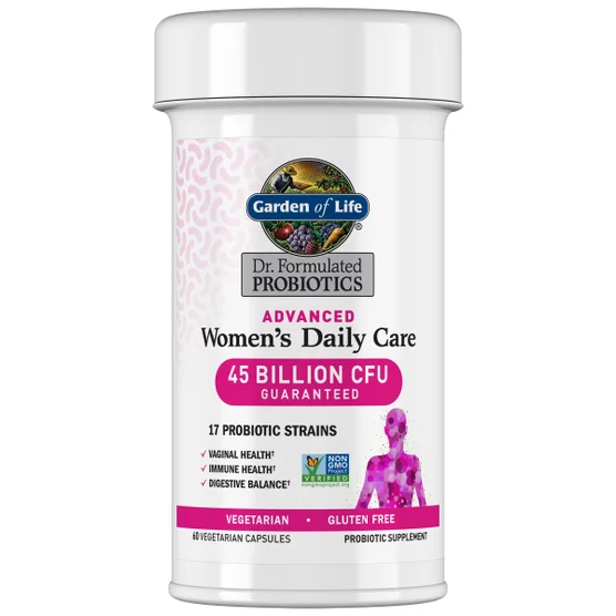 Advanced Women's Daily Care Probiotic, Garden of Life, 60 Capsulas - Imagen 3