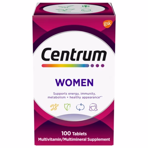 Centrum Multivitamínico para Mujeres, 100 Tabletas