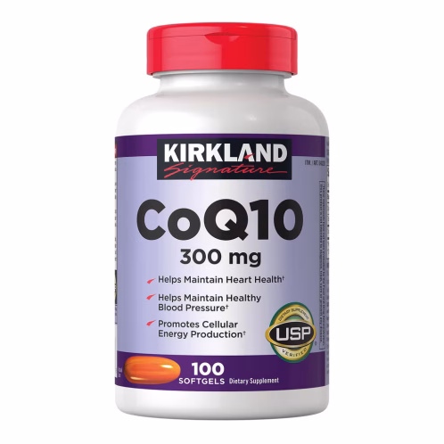 CoQ10 300 mg, Kirkland Signature, 100 Cápsulas Blandas