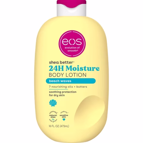 EOS Loción Corporal 24H Shea Better – Beach Waves – 16 fl oz (473 ml)
