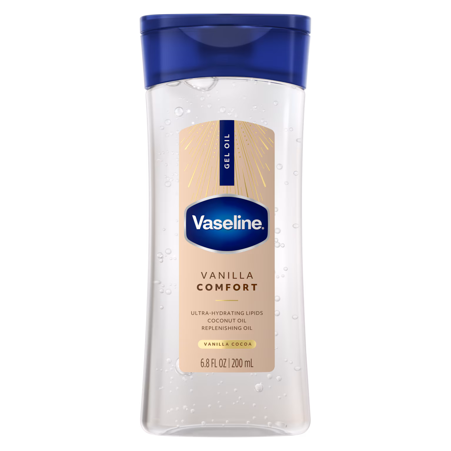 Vaseline Comfort Moisturizing Gel de Cuerpo, Aceite de Vinilla - 6.8 fl oz